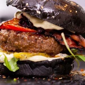 burger noir truffe