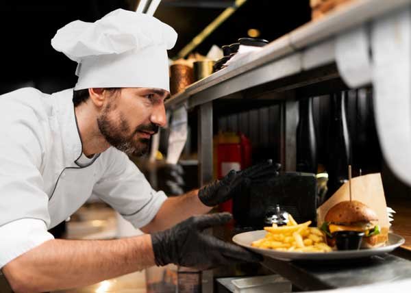 préparation burgers